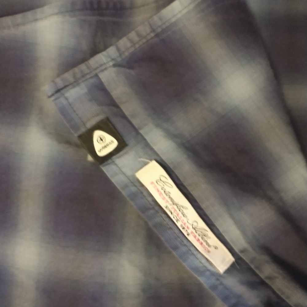 Strellson Jamie Slim Fit Checked Button Front Long Sleeve Shirt - Picture 7 of 8